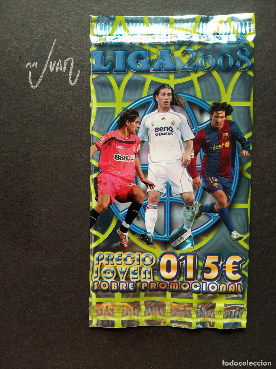 Fu&szlig;ball-Sticker: SOBRE SIN ABRIR PROMOCIONAL ⚽ MUNDICROMO&reg; 2007 2008 LIGA 07 08 MESSI BARCELONA SERGIO RAMOS MADRID ?