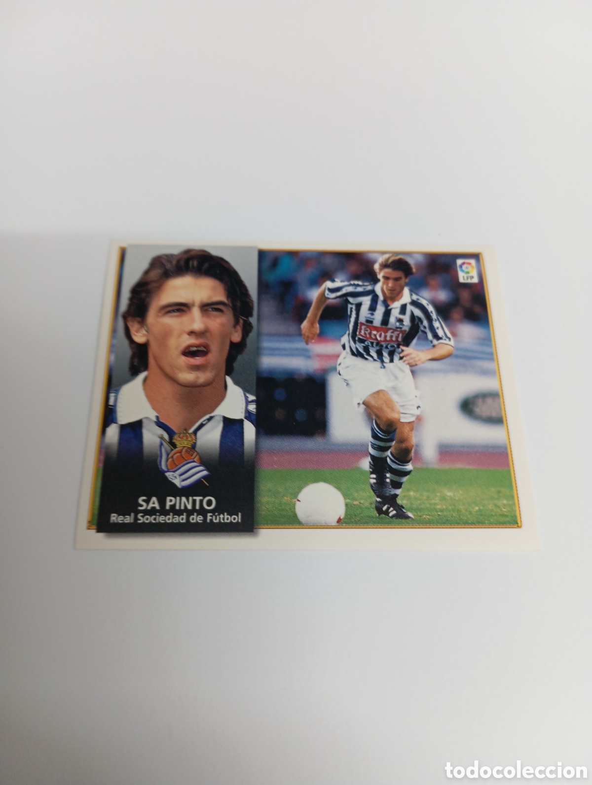 Cromos de F&uacute;tbol: SA PINTO Real Sociedad Liga Este 1998 1999 NUEVO SIN PEGAR 98 99