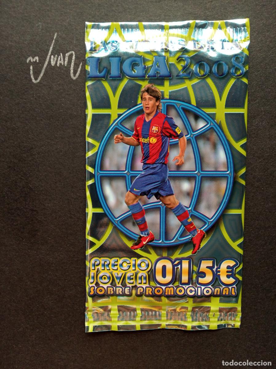 Fu&szlig;ball-Sticker: SOBRE SIN ABRIR PRECIO JOVEN ⚽ MUNDICROMO &reg; 2007 2008 LIGA 07 08 MESSI BARCELONA BOJAN REAL MADRID ?