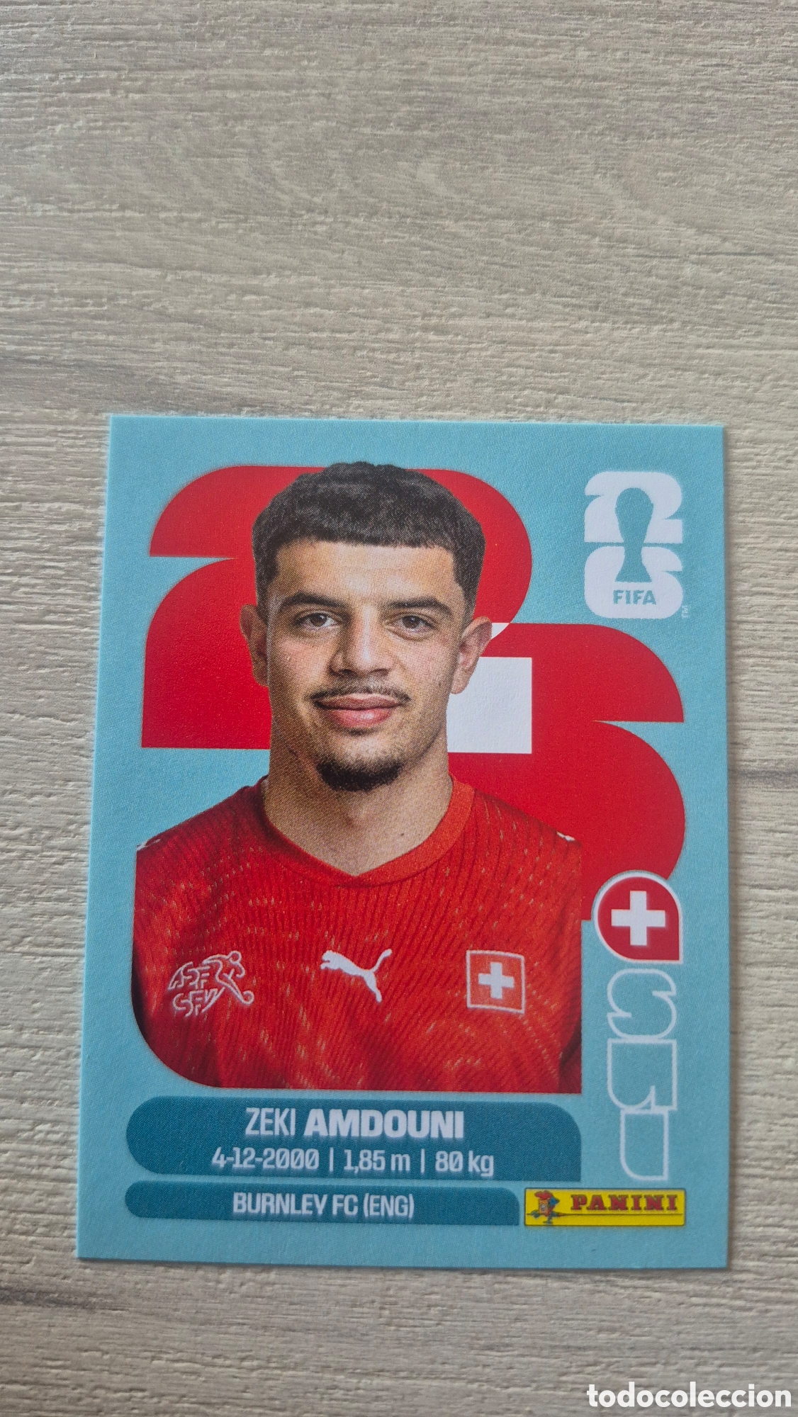 Cromos de F&uacute;tbol: SUI20 Amdouni FIFA World Cup 2026