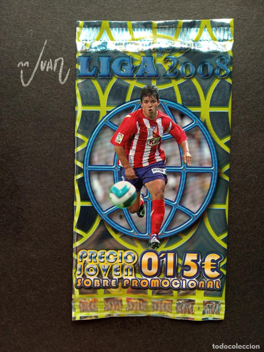 Fu&szlig;ball-Sticker: SOBRE SIN ABRIR VERSION ⚽ MUNDICROMO &reg; 2007 2008 LIGA 07 08 MESSI BARCELONA AGUERO ATLETICO MADRID ?