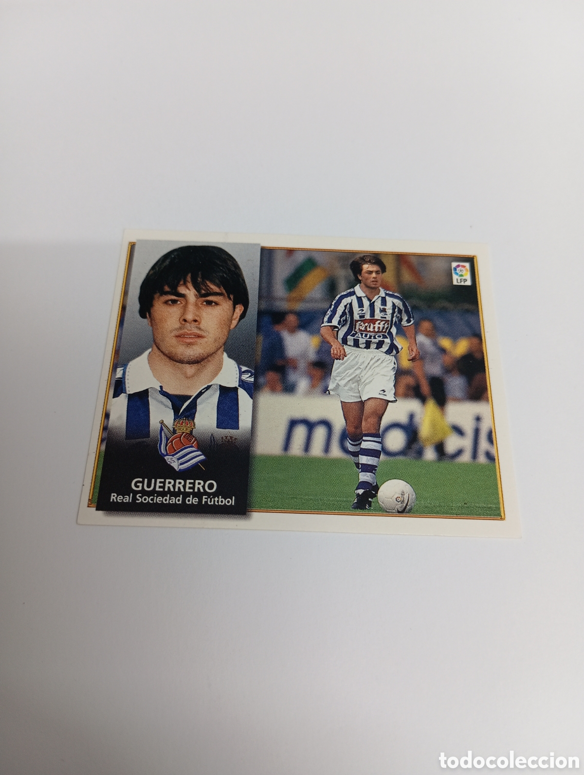 Cromos de F&uacute;tbol: GUERRERO COLOCA Real Sociedad Liga Este 1998 1999 NUEVO SIN PEGAR 98 99
