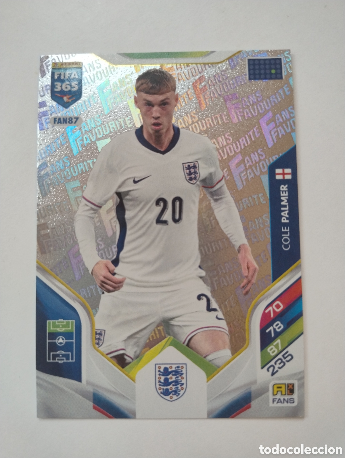 Cromos de F&uacute;tbol: FAN 87 - Palmer - Inglaterra - Adrenalyn XL FIFA 365 2026