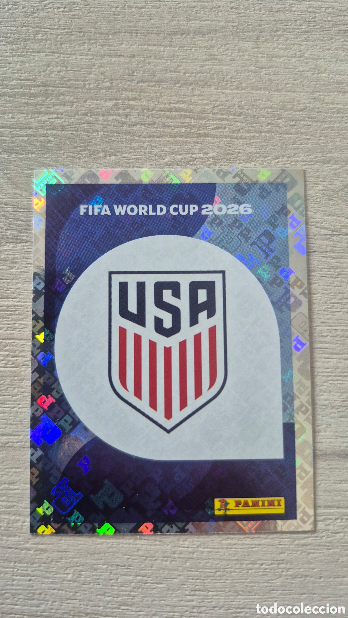 Cromos de F&uacute;tbol: USA1 Escudo Estados Unidos FIFA World Cup 2026