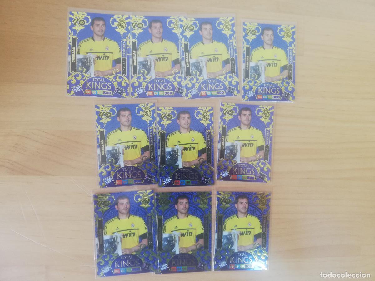 Cromos de F&uacute;tbol: Casillas (x10) Total Kings Adrenalyn 2026