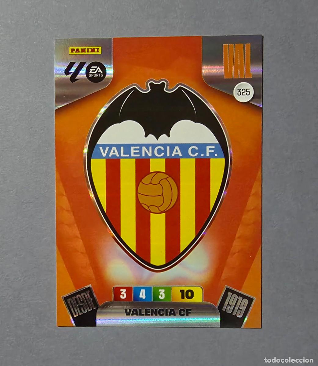 Cromos de F&uacute;tbol: 325 ESCUDO - VALENCIA - ADRENALYN XL 2025-26 - 25/26 (NUEVO)