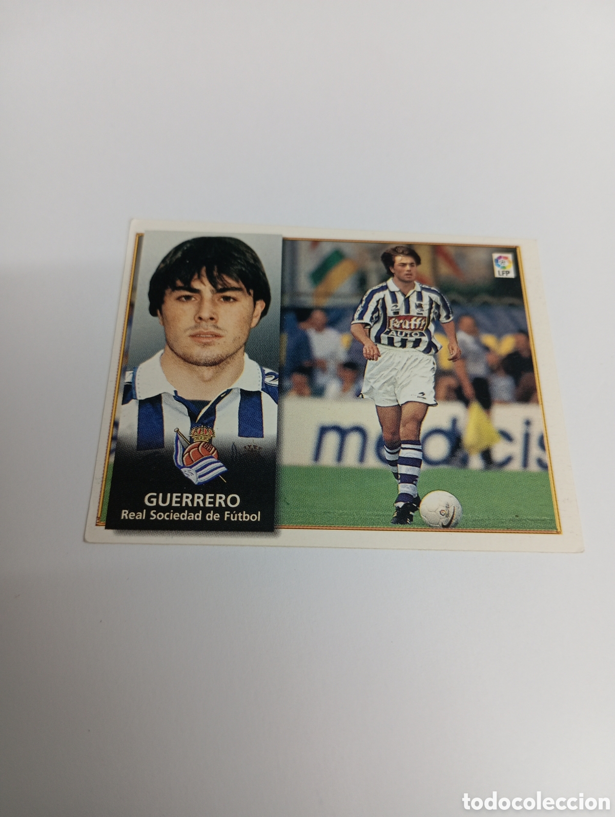 Cromos de F&uacute;tbol: GUERRERO COLOCA Real Sociedad Liga Este 1998 1999 NUEVO SIN PEGAR 98 99