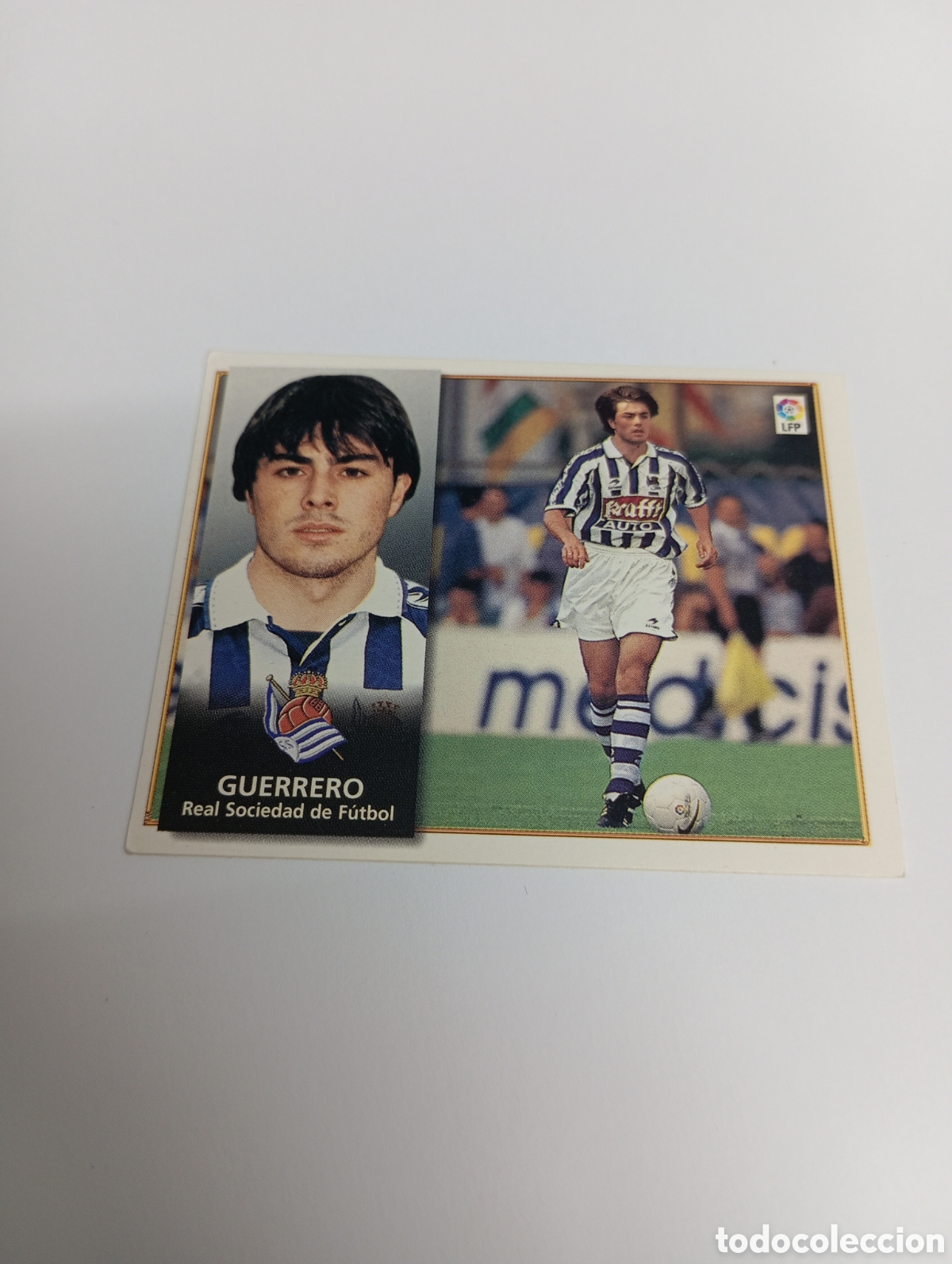 Cromos de F&uacute;tbol: GUERRERO COLOCA Real Sociedad Liga Este 1998 1999 NUEVO SIN PEGAR 98 99