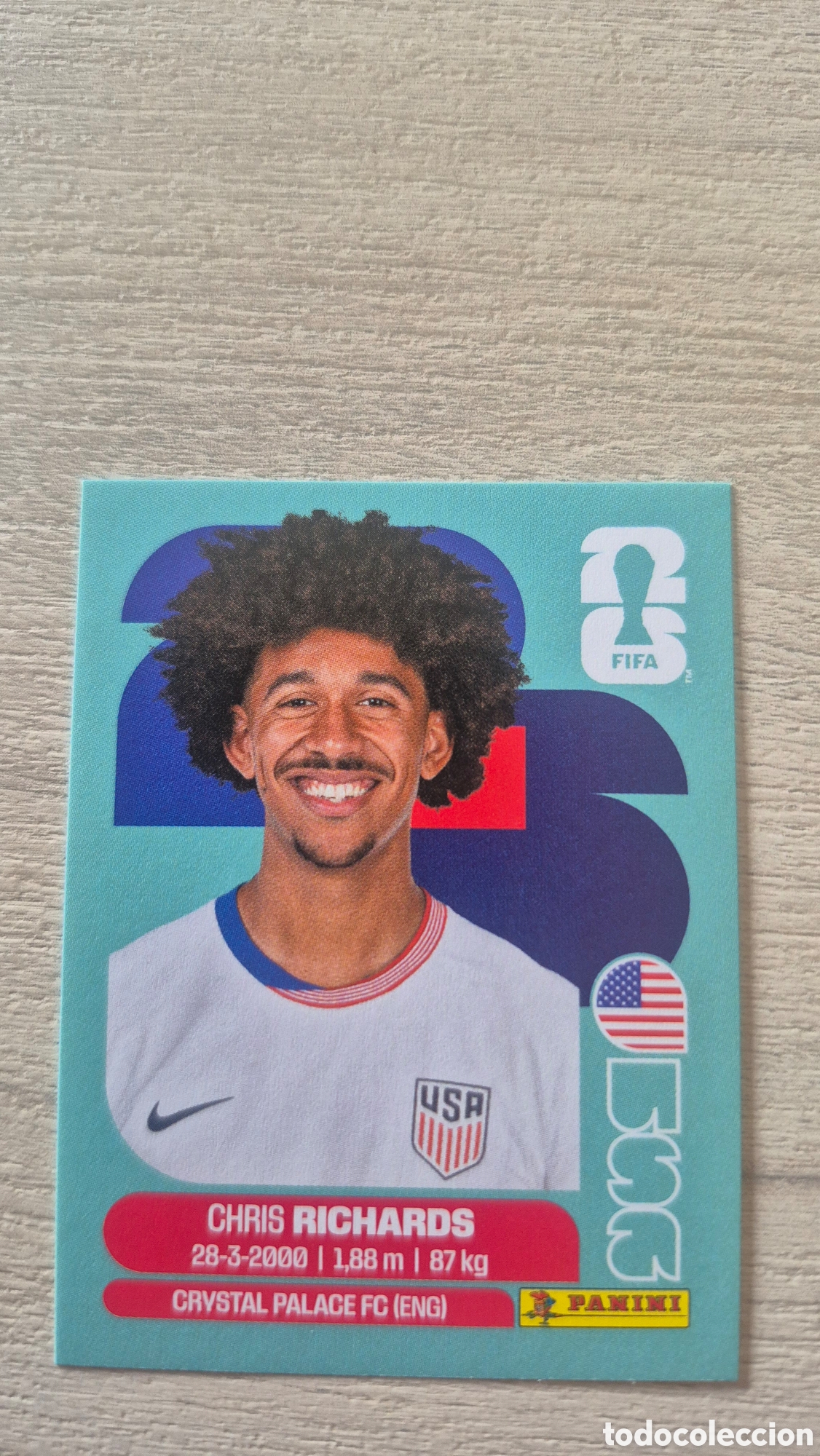 Cromos de F&uacute;tbol: USA3 Richards FIFA World Cup 2026