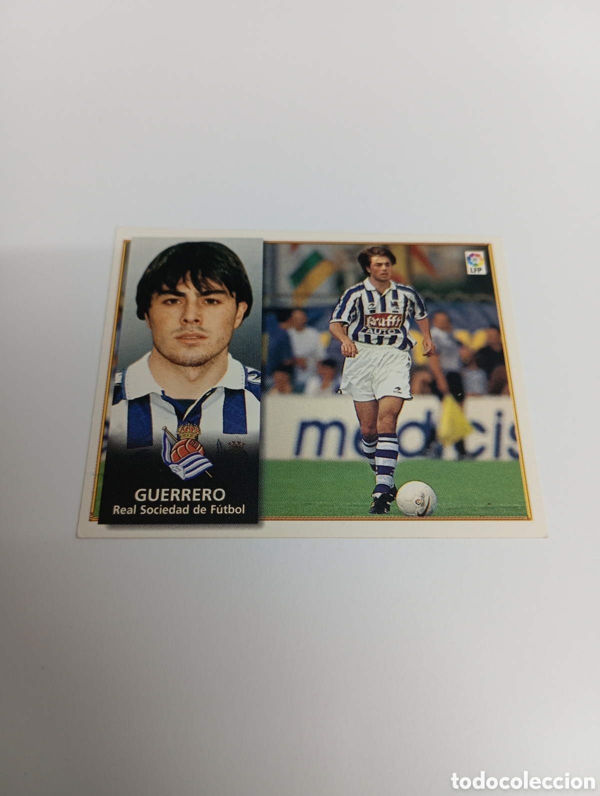 Cromos de F&uacute;tbol: GUERRERO COLOCA Real Sociedad Liga Este 1998 1999 NUEVO SIN PEGAR 98 99