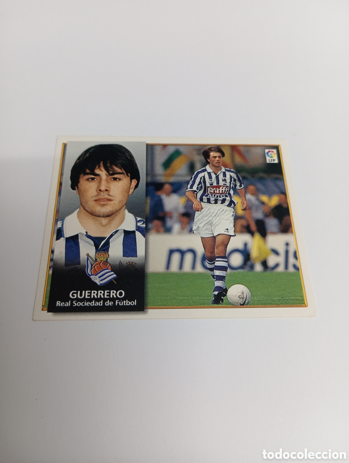 Cromos de F&uacute;tbol: GUERRERO COLOCA Real Sociedad Liga Este 1998 1999 NUEVO SIN PEGAR 98 99