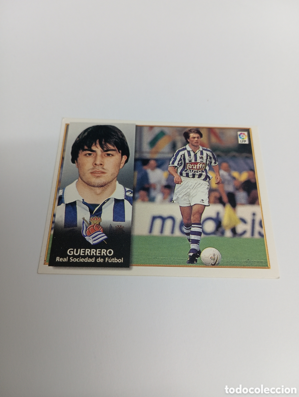 Cromos de F&uacute;tbol: GUERRERO COLOCA Real Sociedad Liga Este 1998 1999 NUEVO SIN PEGAR 98 99