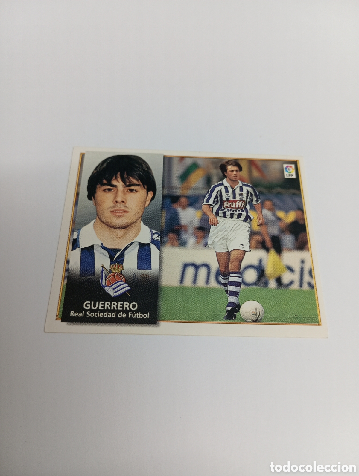 Cromos de F&uacute;tbol: GUERRERO COLOCA Real Sociedad Liga Este 1998 1999 NUEVO SIN PEGAR 98 99