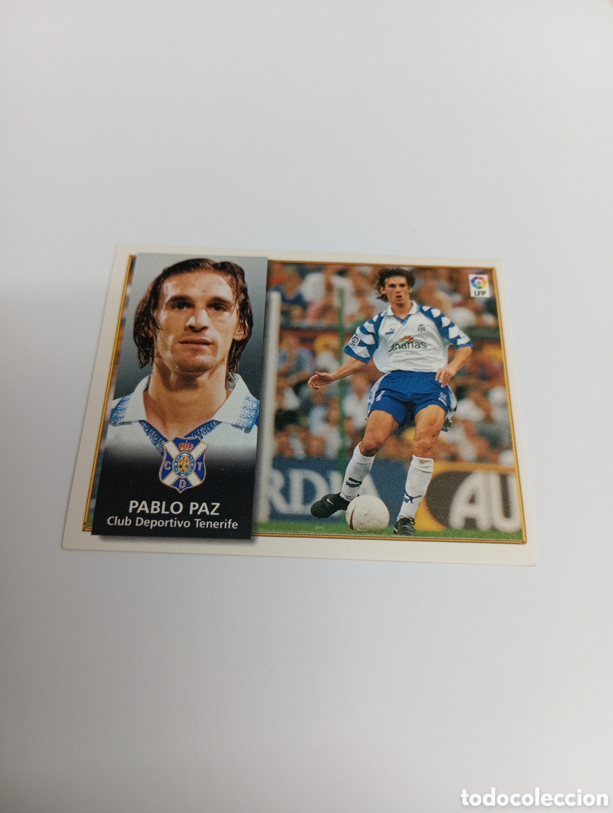 Cromos de F&uacute;tbol: PABLO PAZ Tenerife Liga Este 1998 1999 NUEVO SIN PEGAR 98 99
