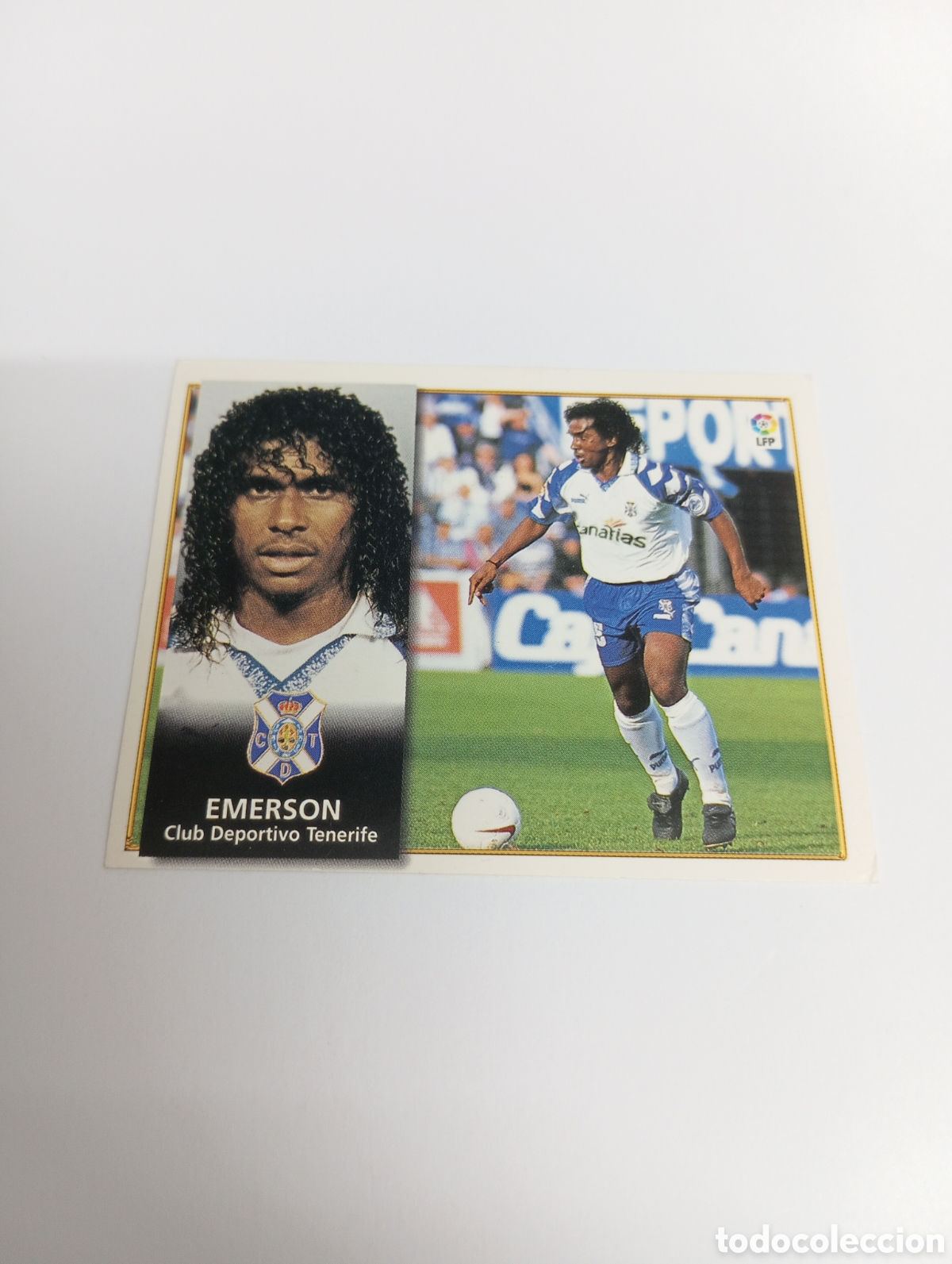 Fu&szlig;ball-Sticker: EMERSON Tenerife Liga Este 1998 1999 NUEVO SIN PEGAR 98 99