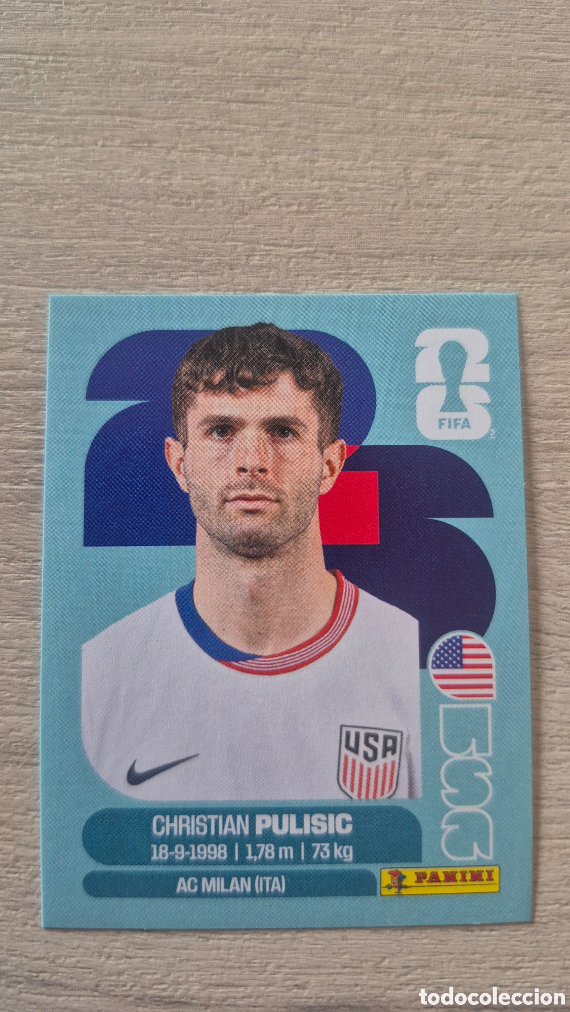 Football Stickers: USA16 Pulisic FIFA World Cup 2026
