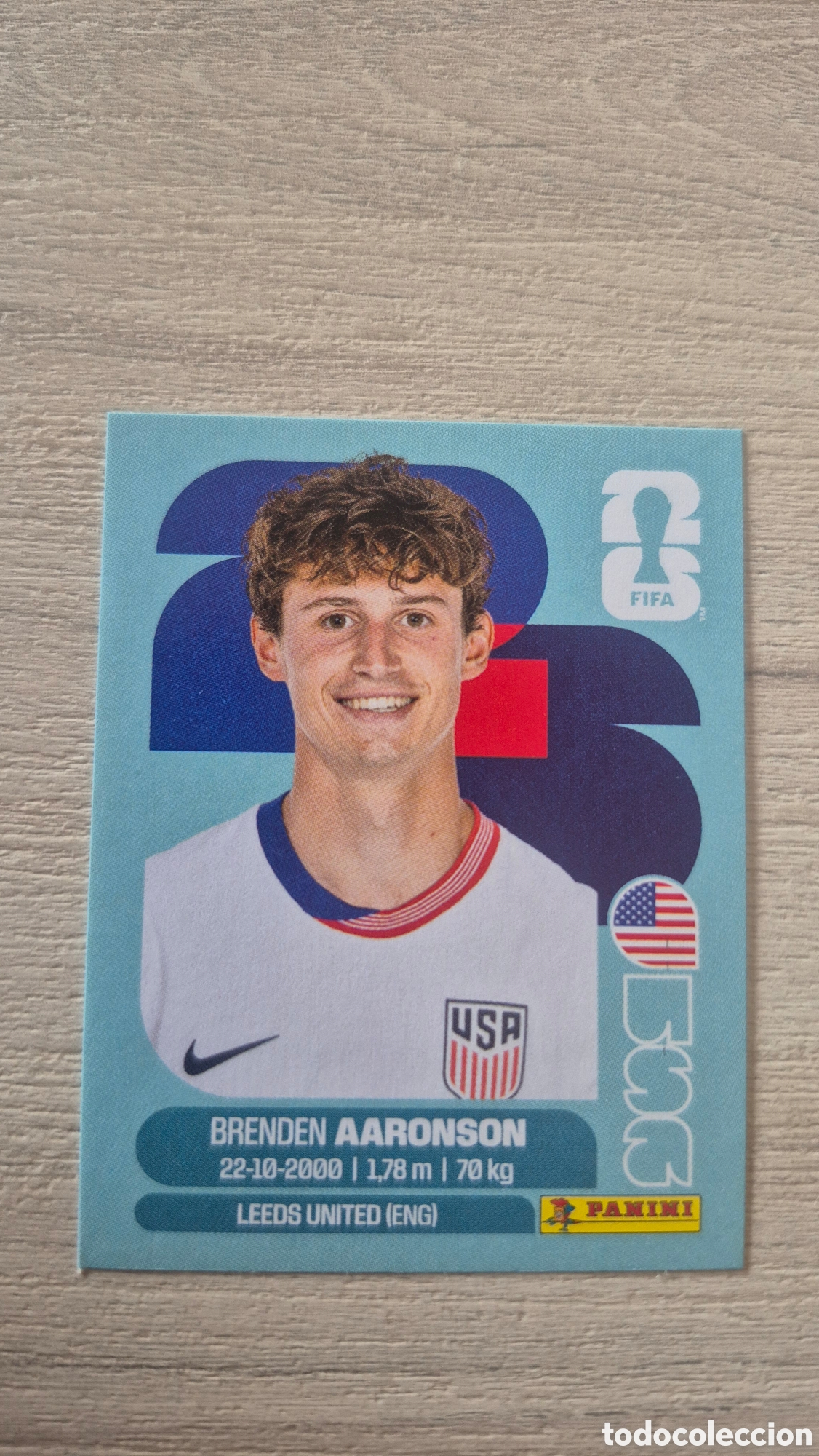 Football Stickers: USA17 Aaronson FIFA World Cup 2026