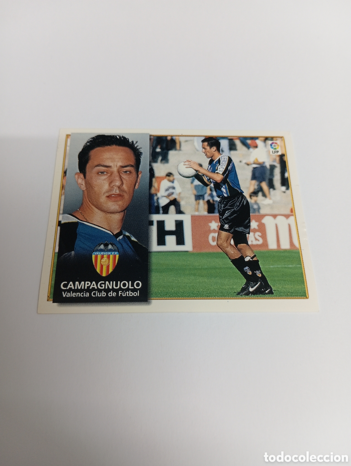 Figurine di Calcio: CAMPAGNUOLO Valencia Liga Este 1998 1999 NUEVO SIN PEGAR 98 99