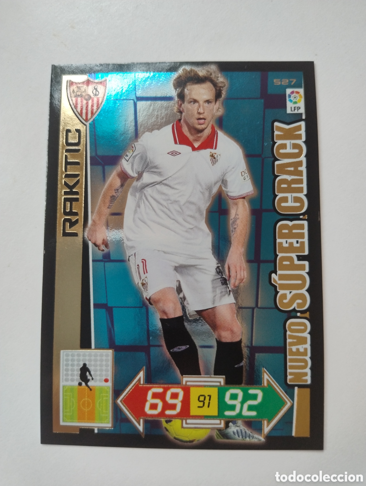 Cromos de f&uacute;tbol: 527 - Rakitic - Sevilla - Adrenalyn XL Liga 2012 - 2023 Nuevo Super Crack