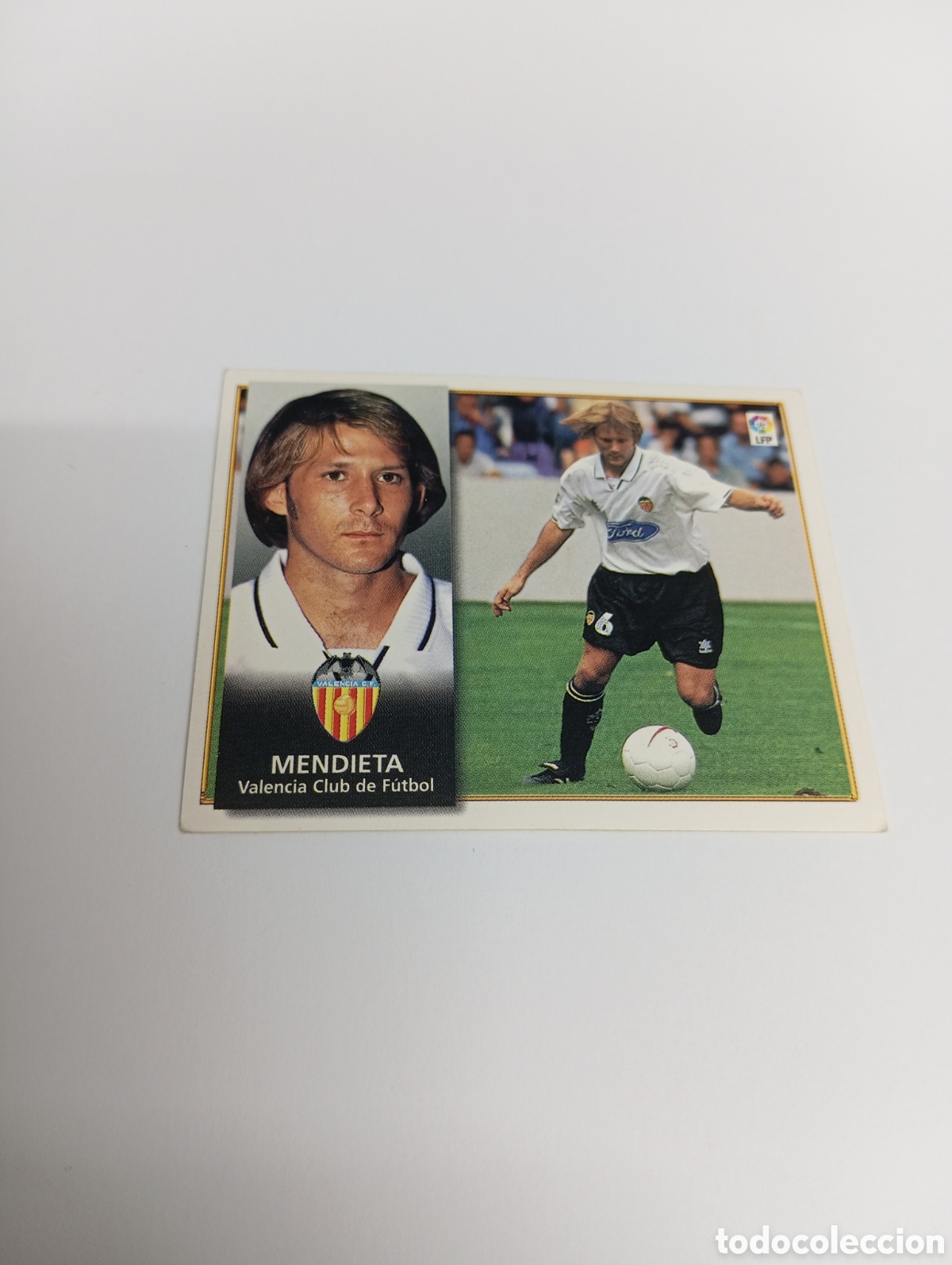 Cartes &agrave; collectionner de Football: MENDIETA Valencia Liga Este 1998 1999 NUEVO SIN PEGAR 98 99