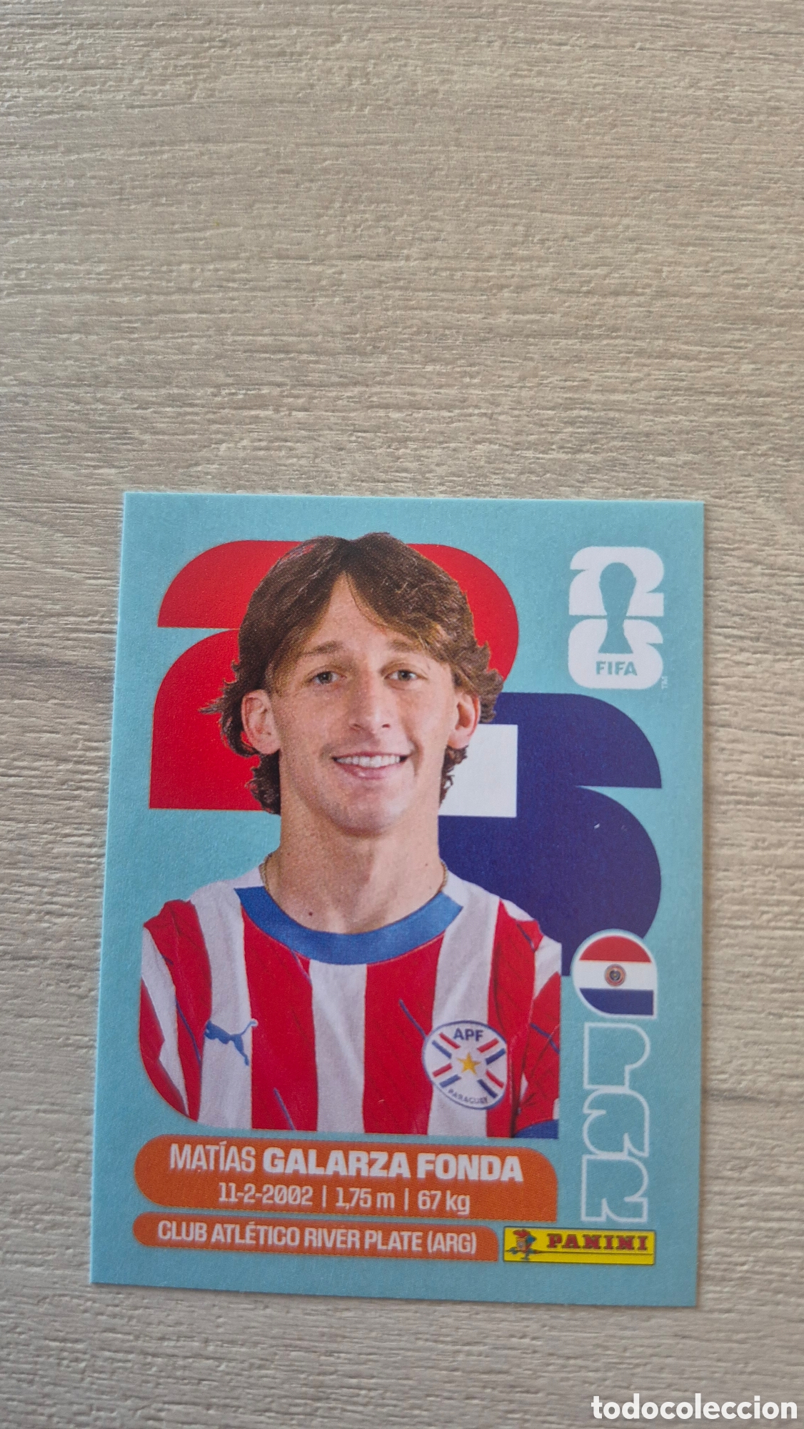 Cartes &agrave; collectionner de Football: PAR14 Galarza Fonda FIFA World Cup 2026