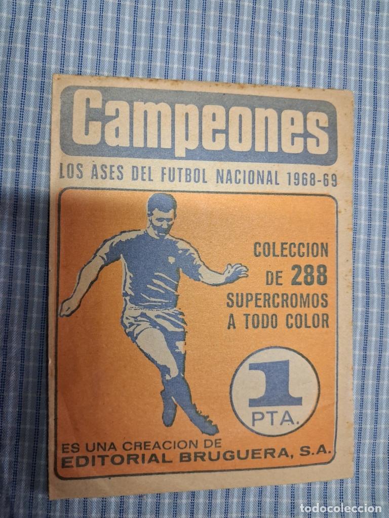 Cartes &agrave; collectionner de Football: Sobre con cromos sin abrir de F&uacute;tbol. Editorial Bruguera Campeones 1968/69. Los Ases del F&uacute;tbol