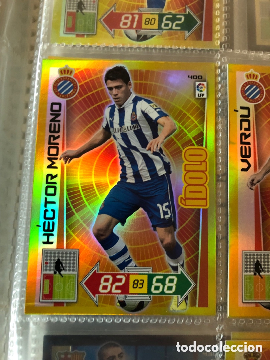 Cromos de F&uacute;tbol: Adrenalyn 2012 2013 &iacute;dolo hector moreno 400 espa&ntilde;ol