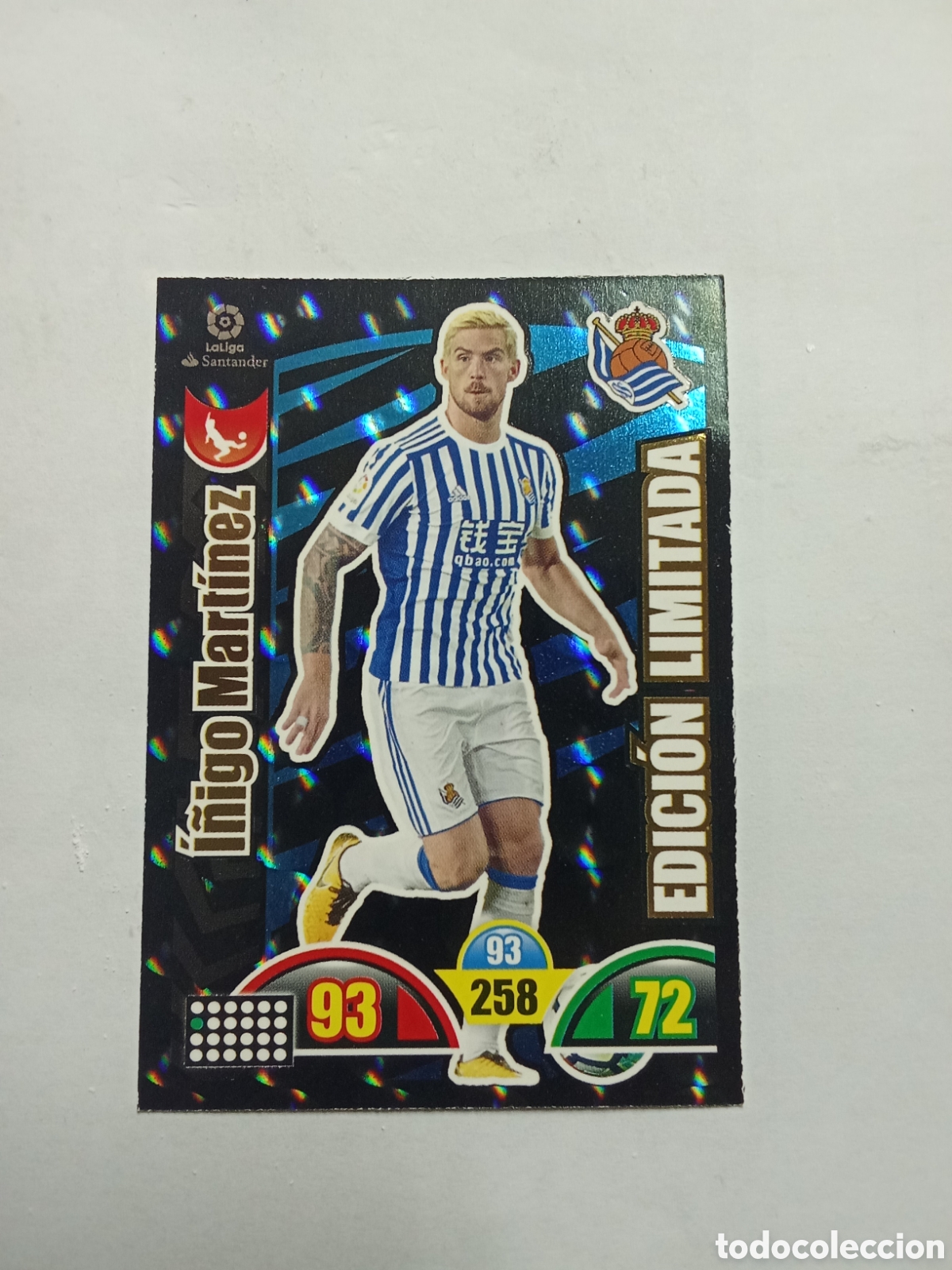 Cromos de F&uacute;tbol: &Iacute;&Ntilde;IGO MART&Iacute;NEZ REAL SOCIEDAD ADRENALYN 17 18