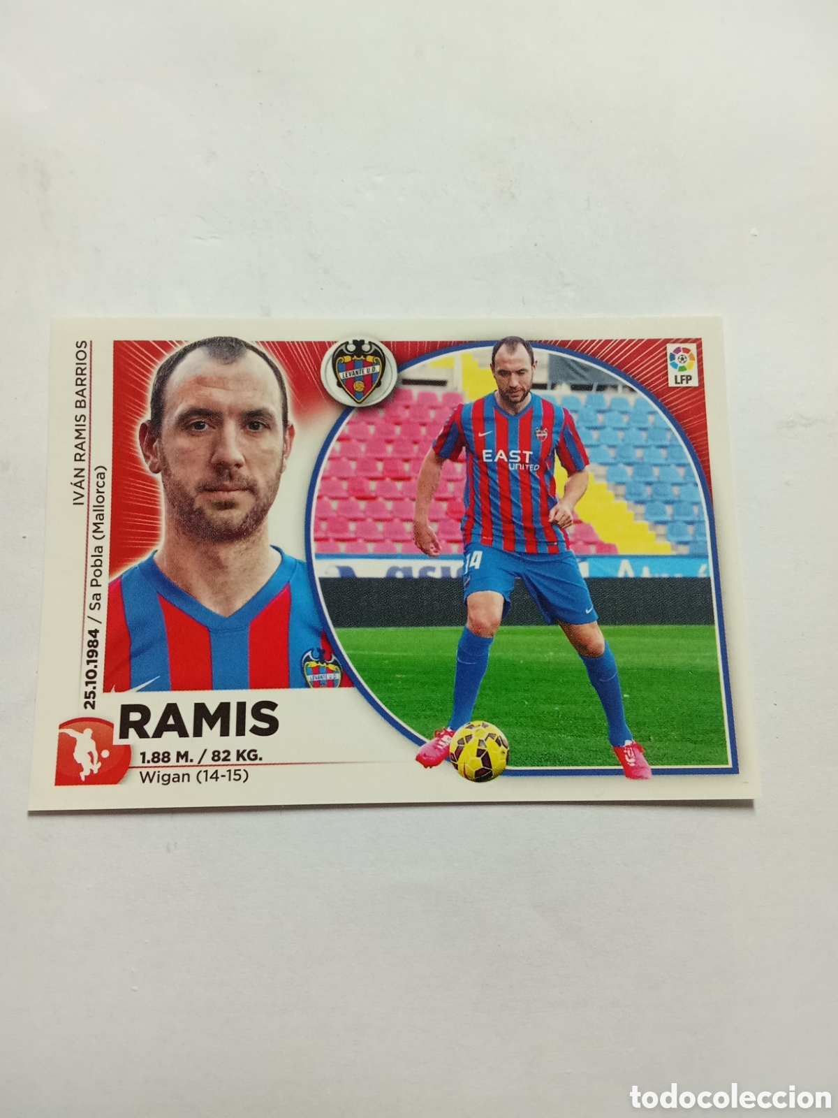 Cromos de F&uacute;tbol: RAMIS LEVANTE ESTE 14 15 INVIERNO