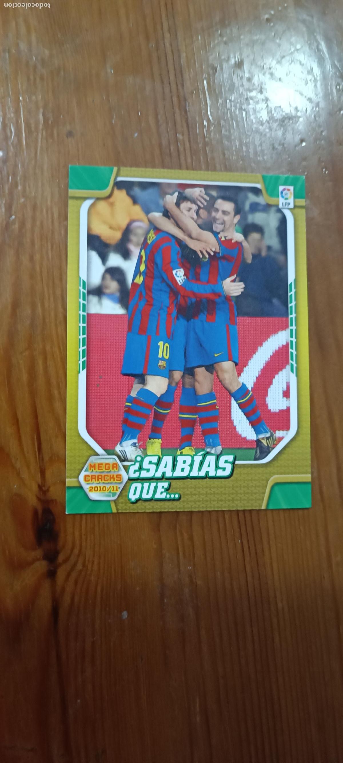 Cromos de F&uacute;tbol: &iquest;Sab&iacute;as Que? n&ordm; 408 Messi - MegaCracks 2010/2011