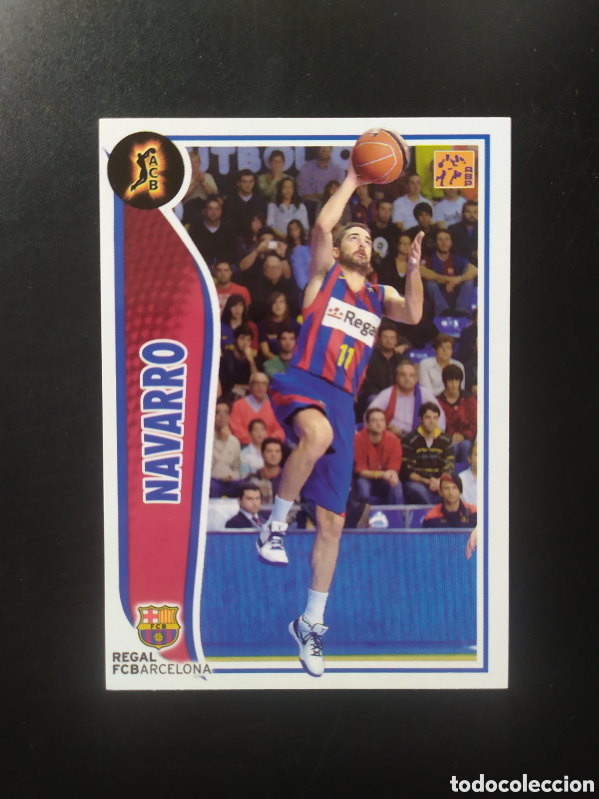 Cromos de F&uacute;tbol: Liga ACB baloncesto 2009 2010 09 10 panini Navarro n&deg; 258 Barcelona