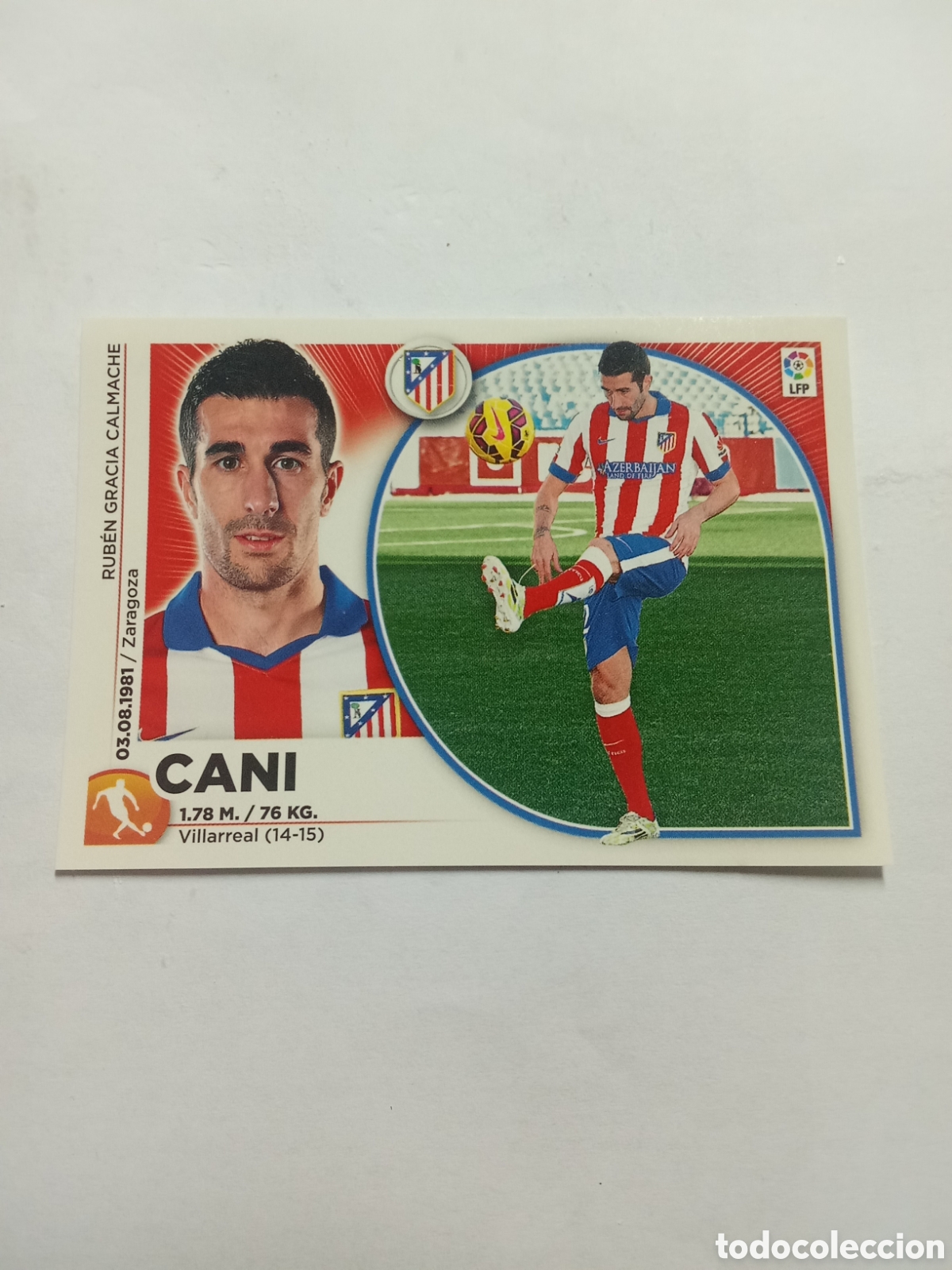 Cromos de F&uacute;tbol: CANI AT.MADRID LIGA ESTE 14 15 INVIERNO