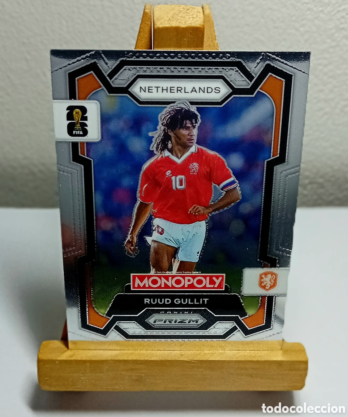 Cromos de F&uacute;tbol: RUUD GULLIT 2026 HOLANDA MONOPOLY PRIZM PANINI N&deg;75.
