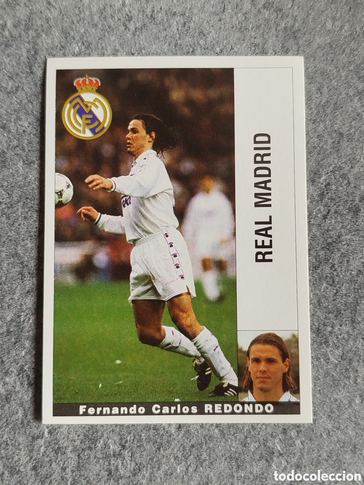 Cromos de F&uacute;tbol: CROMO FERNANDO REDONDO REAL MADRID PANINI LIGA 1995/96 95 96 NUNCA PEGADO SIN PEGAR
