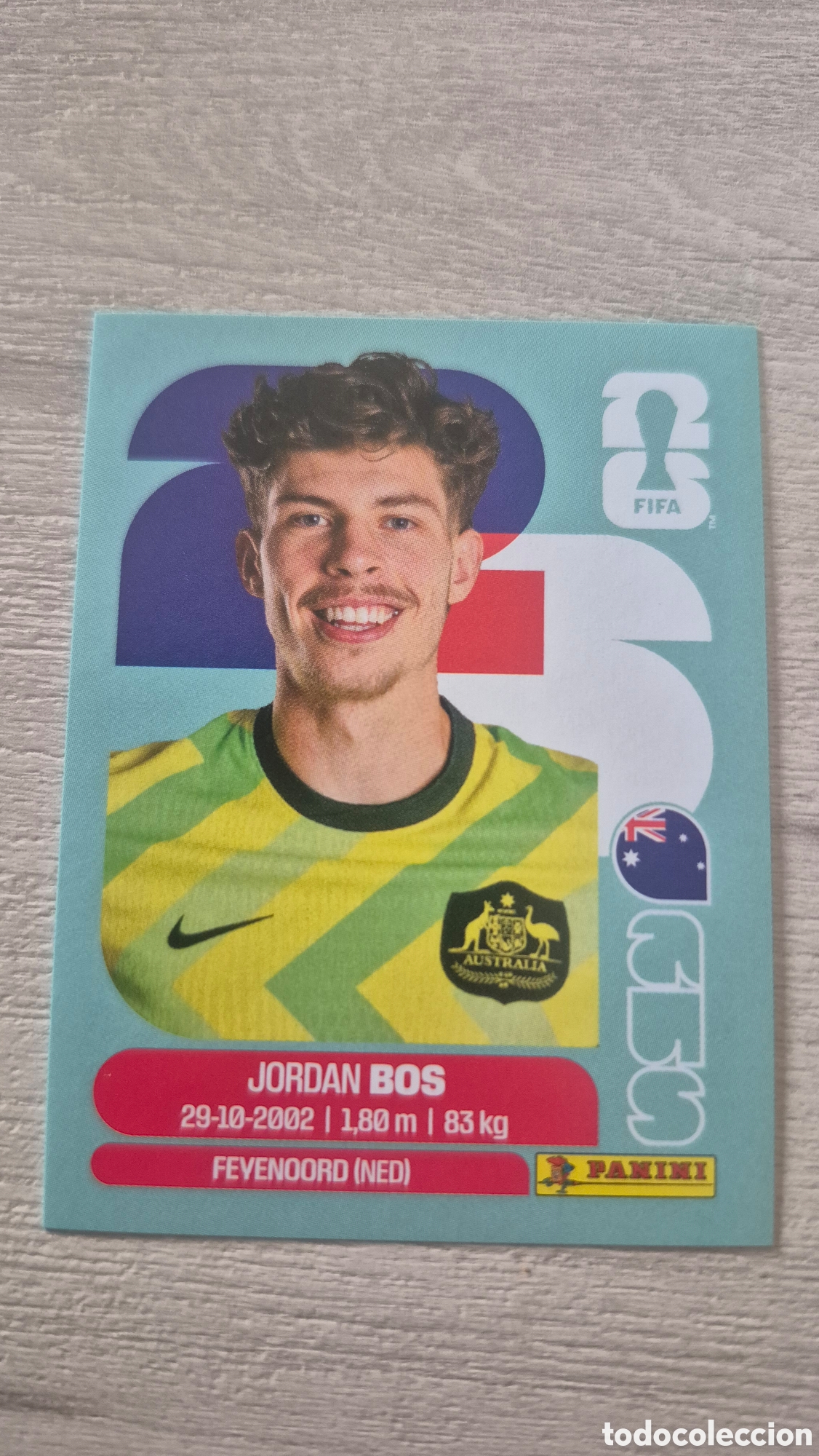 Fu&szlig;ball-Sticker: AUS6 Bos FIFA World Cup 2026
