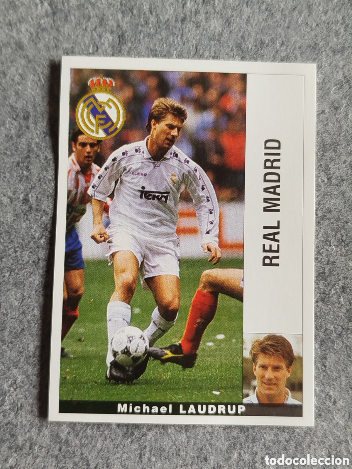 Fu&szlig;ball-Sticker: CROMO LAUDRUP REAL MADRID PANINI LIGA 1995 95 96 NUNCA PEGADO SIN PEGAR