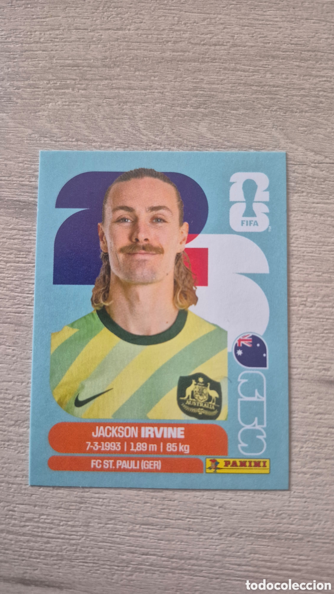 Fu&szlig;ball-Sticker: AUS11 Irvine FIFA World Cup 2026