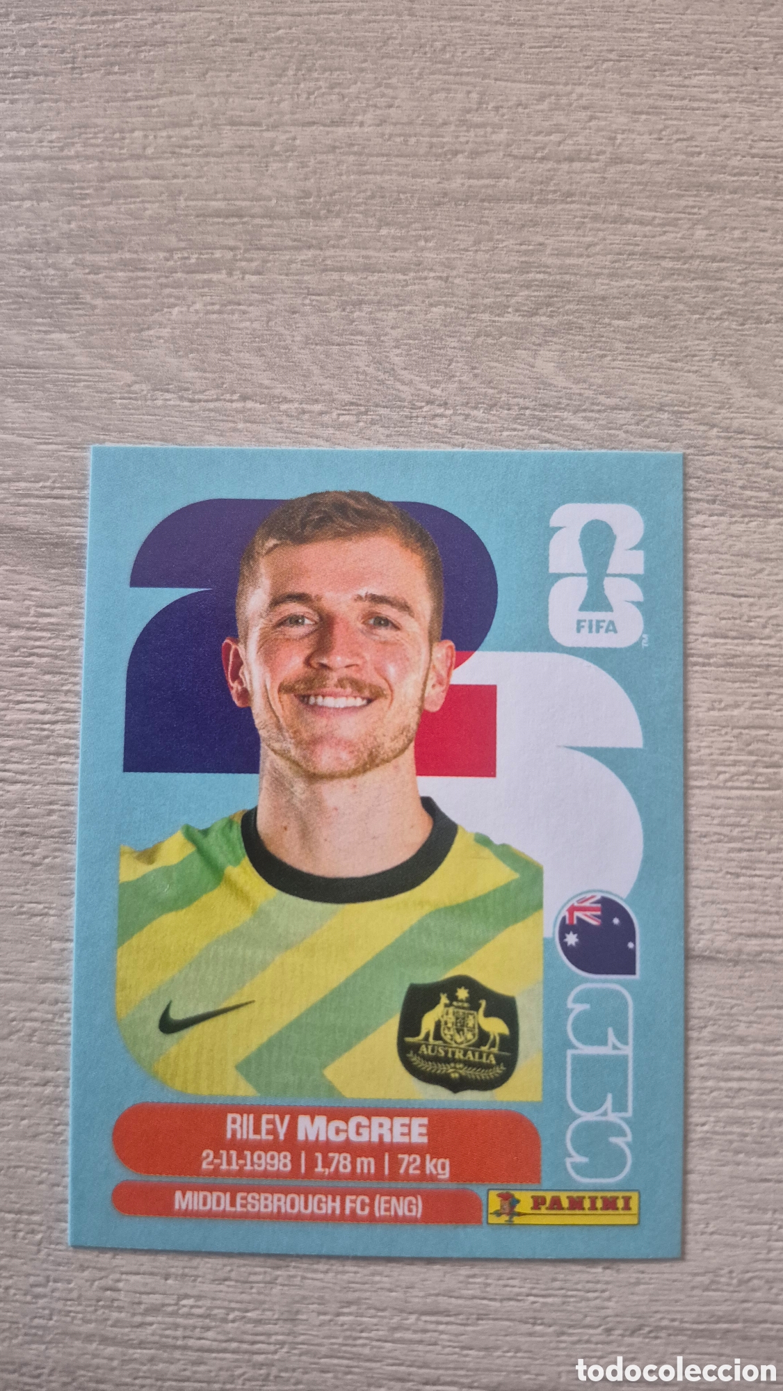 Fu&szlig;ball-Sticker: AUS12 McGree FIFA World Cup 2026