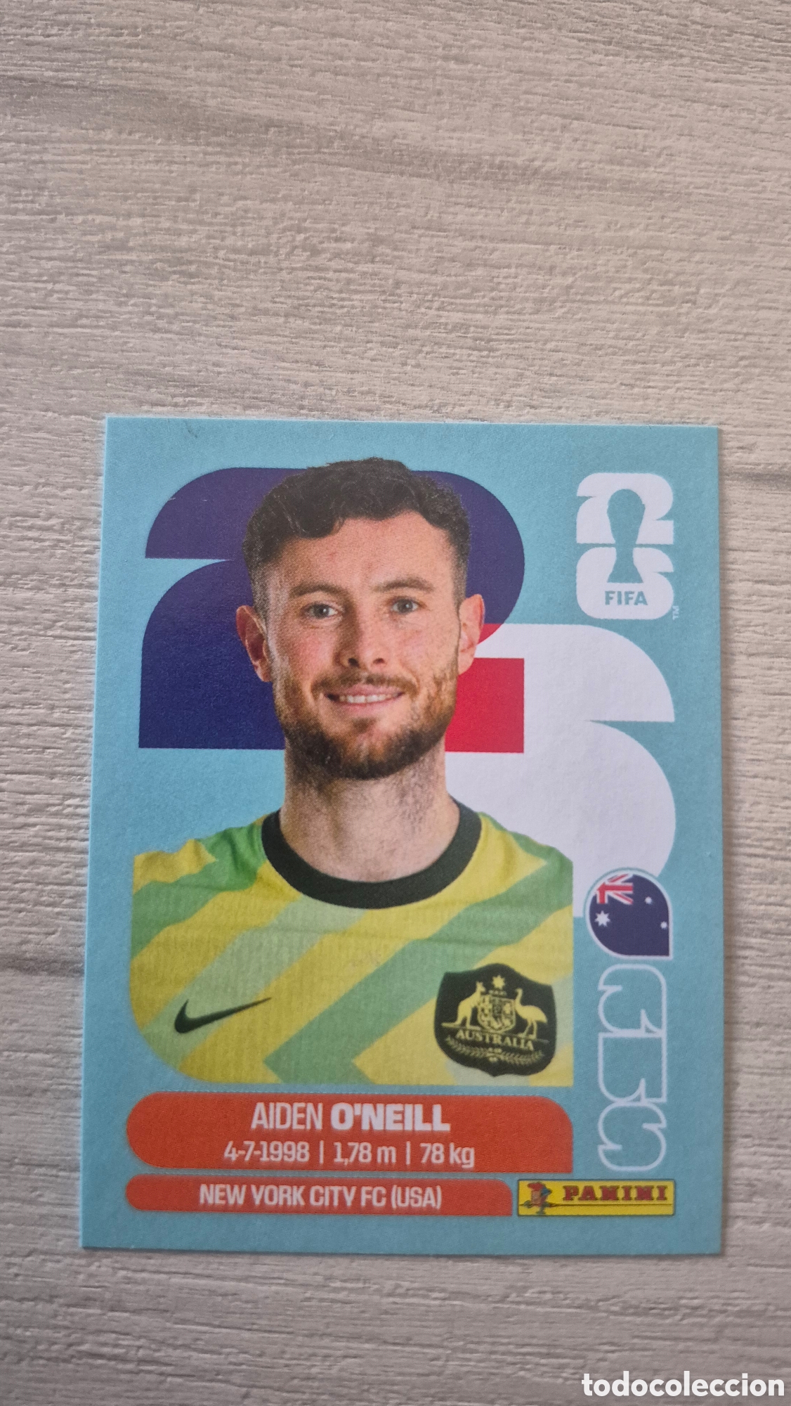 Cromos de F&uacute;tbol: AUS14 O'Neill FIFA World Cup 2026