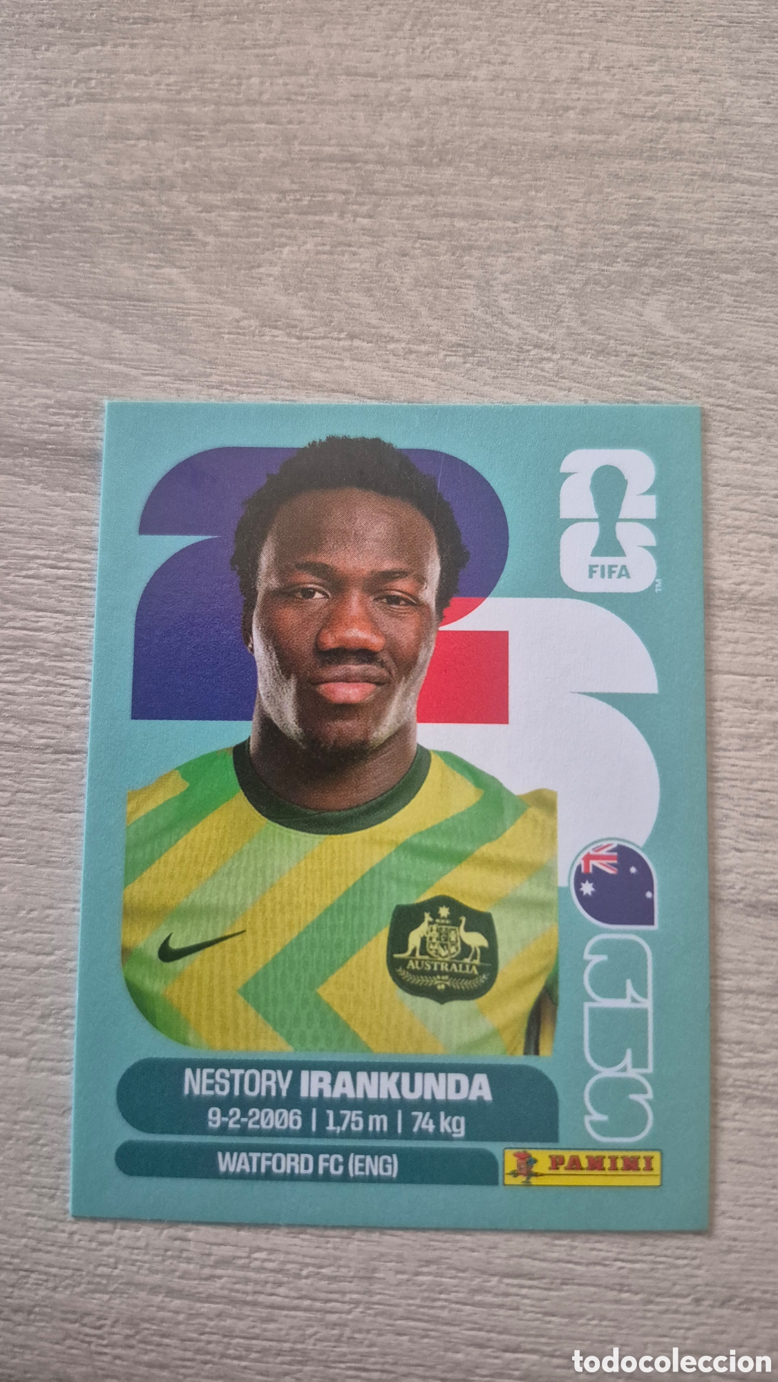 Cromos de F&uacute;tbol: AUS19 Irankunda FIFA World Cup 2026
