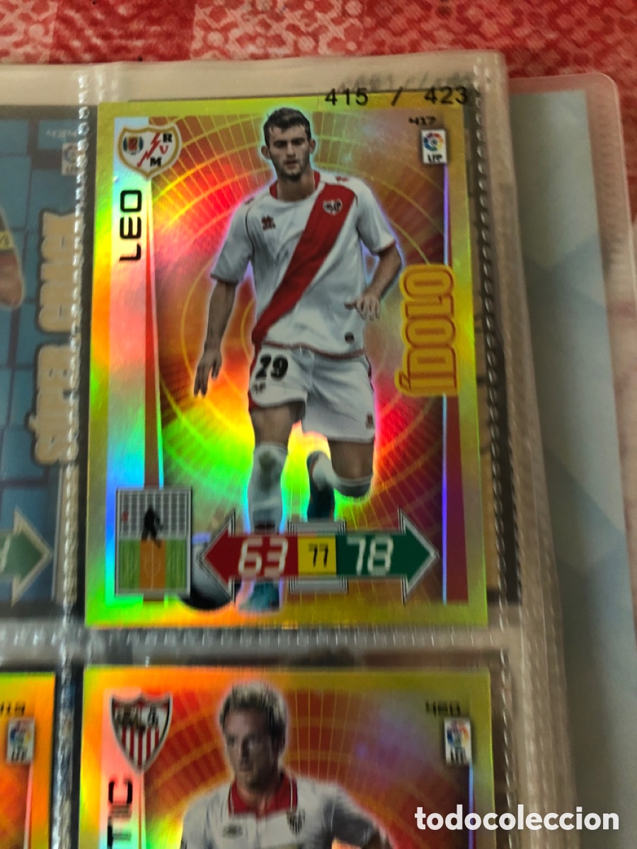 Cromos de F&uacute;tbol: Adrenalyn 2012 2013 &iacute;dolo leo 417 rayo vallecano