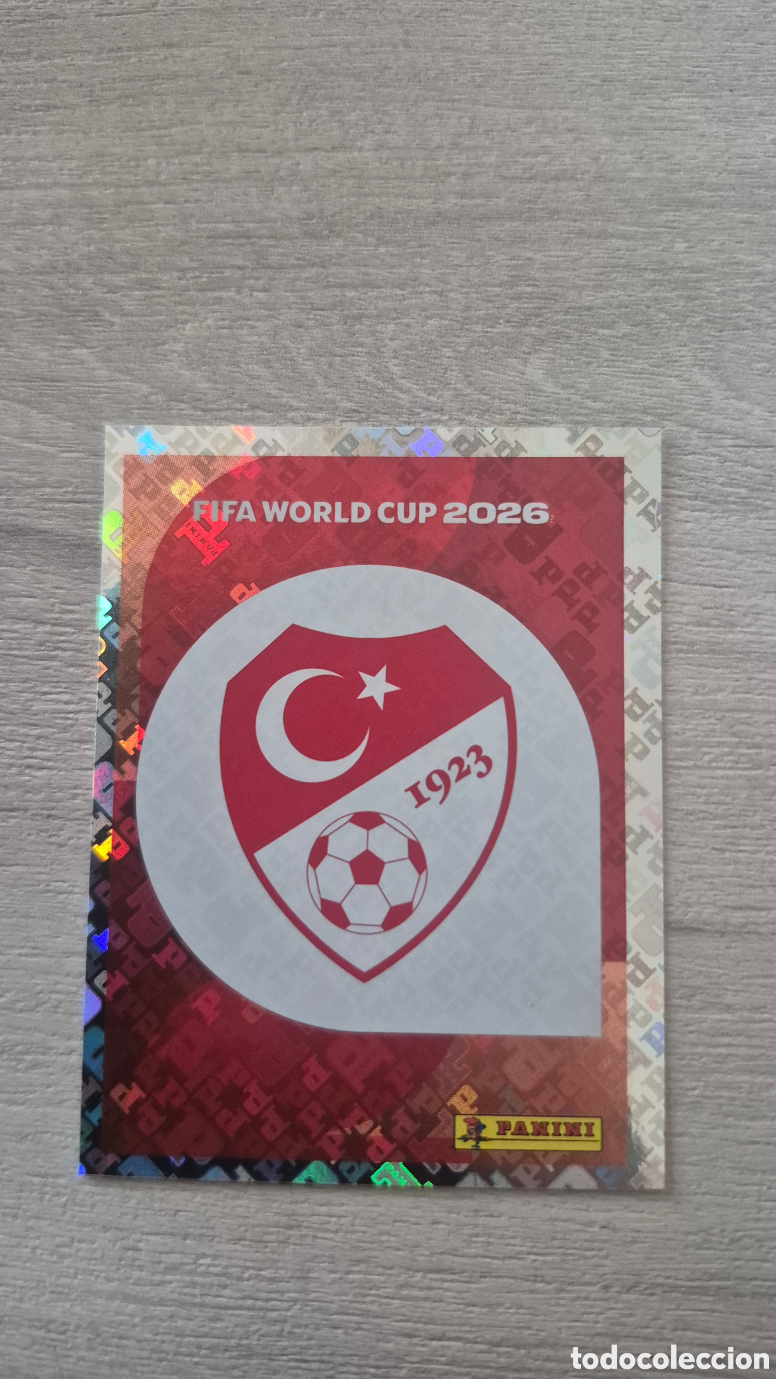 Cromos de F&uacute;tbol: TUR1 Escudo Turqu&iacute;a FIFA World Cup 2026