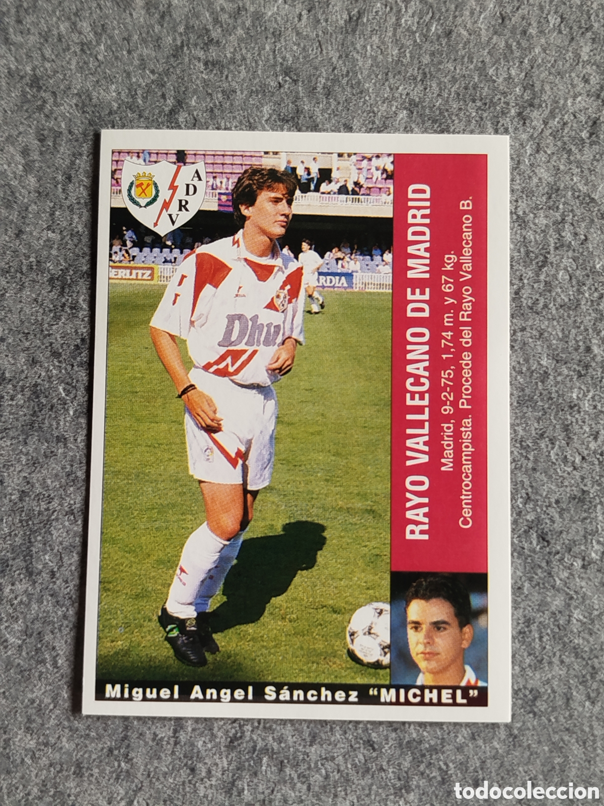 Cromos de Futebol: CROMO MICHEL RAYO VALLECANO COLOCA SUSTITUYE PANINI LIGA 1995 95 96 NUNCA PEGADO SIN PEGAR