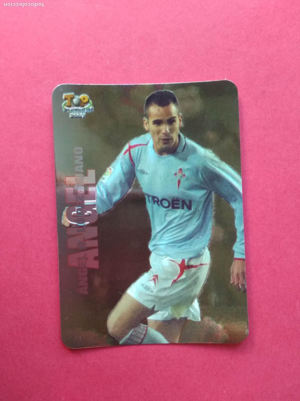 Cromos de F&uacute;tbol: FICHAS LIGA 06 07 MUNDICROMO MC TOP PLATINUM 2006 2007 BRILLO LISO N&ordm; 679 ANGEL CELTA DE VIGO