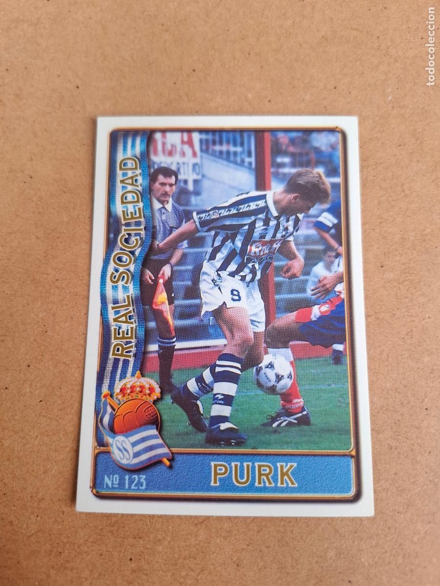 Cromos de F&uacute;tbol: MUNDICROMO 96 97 1996 1997 - 123 PURK ( BAJA ) - REAL SOCIEDAD