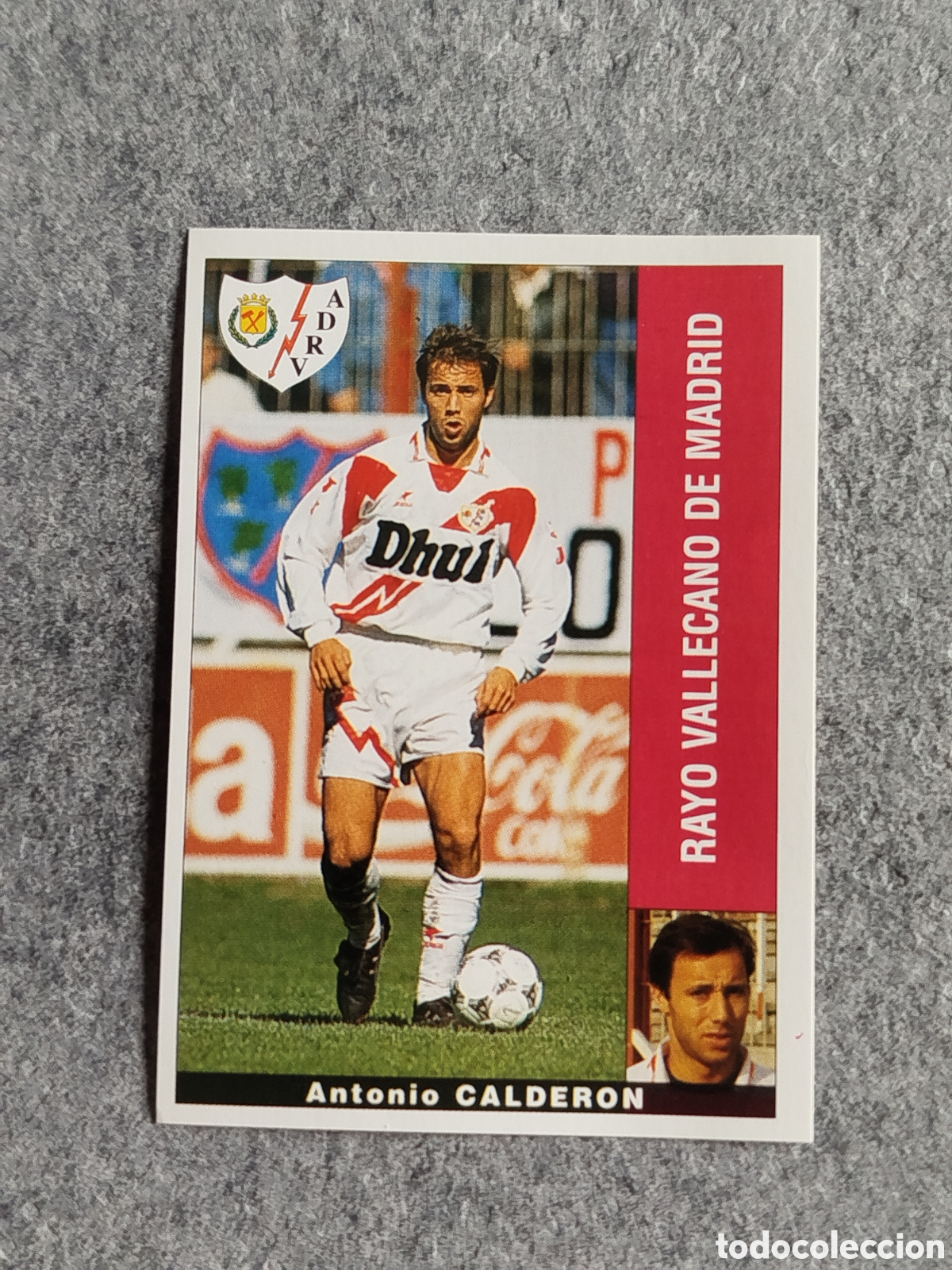 Cromos de F&uacute;tbol: CROMO CALDERON RAYO VALLECANO PANINI LIGA 1995/96 95 96 NUNCA PEGADO SIN PEGAR