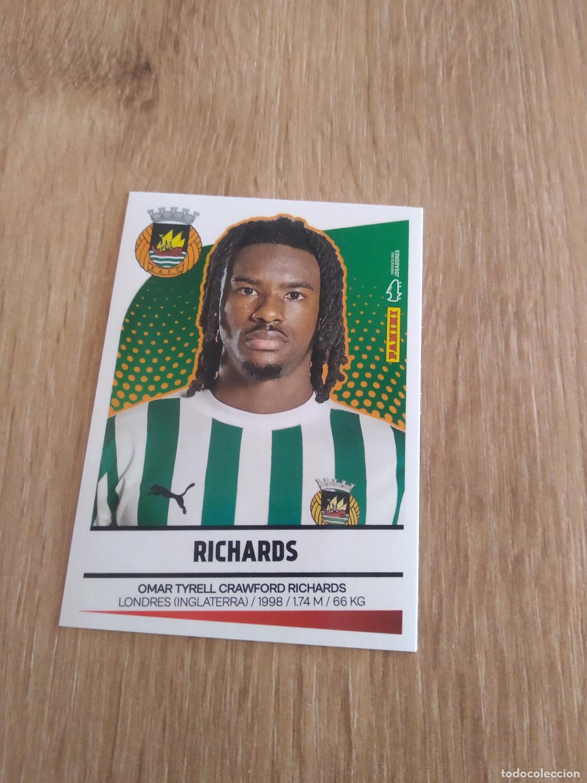 Cromos de F&uacute;tbol: 293 RICHARDS RIO AVE CROMO FUTBOL PANINI LIGA PORTUGAL 2024-2025 FUTEBOL 24-25 LIGA BETCLIC