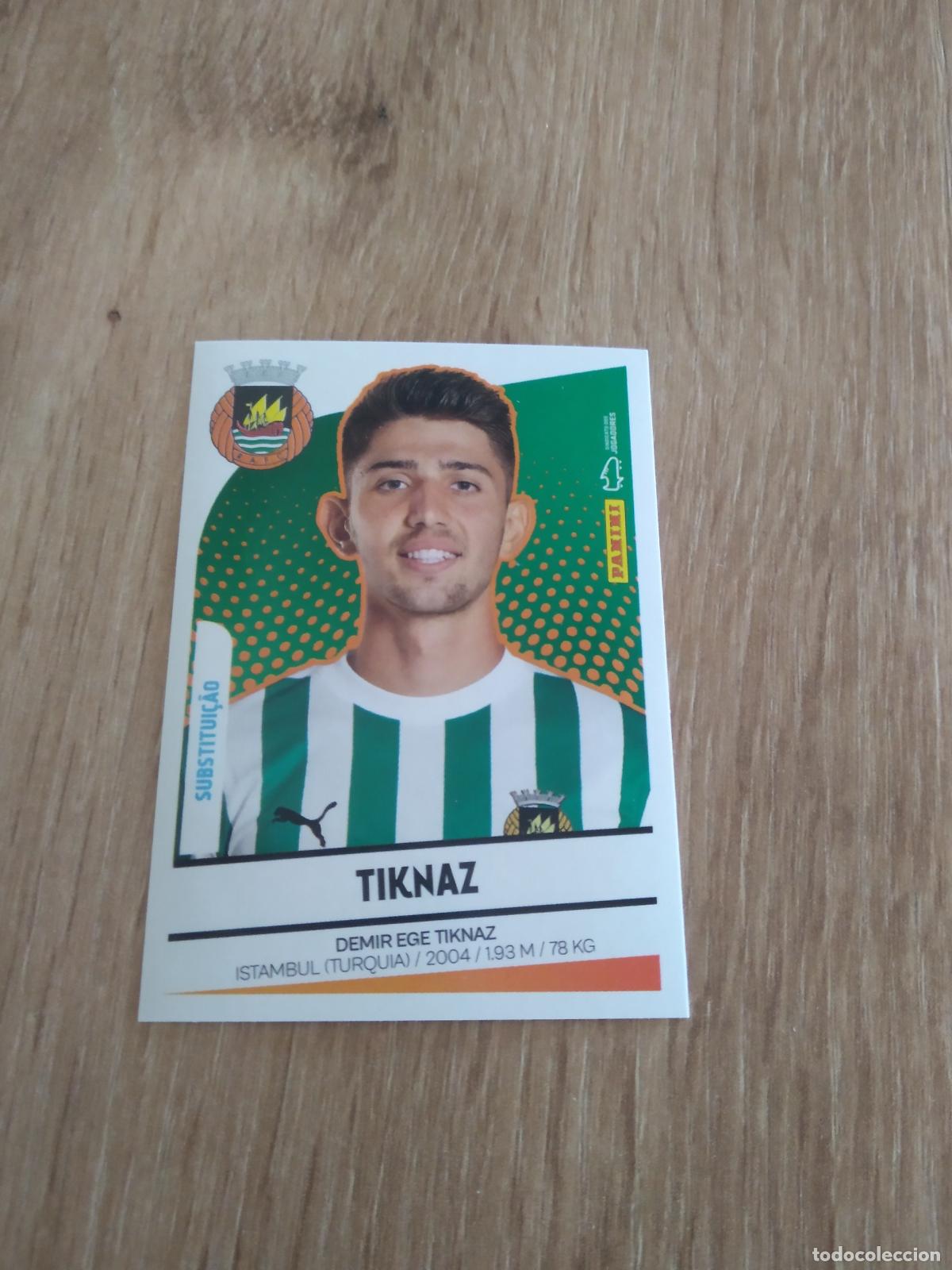 Cromos de F&uacute;tbol: 295 BIS TIKNAZ RIO AVE CROMO FUTBOL PANINI LIGA PORTUGAL 2024-2025 FUTEBOL 24-25 LIGA BETCLIC