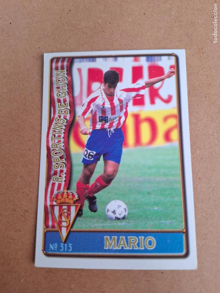 Cromos de F&uacute;tbol: MUNDICROMO 96 97 1996 1997 - 313 MARIO ( BAJA ) - SPORTING GIJ&Oacute;N
