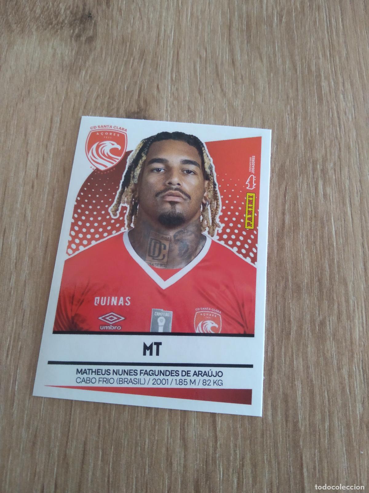Cromos de F&uacute;tbol: 312 MT SANTA CLARA CROMO FUTBOL PANINI PORTUGAL 2024-2025 FUTEBOL 24-25 LIGA BETCLIC